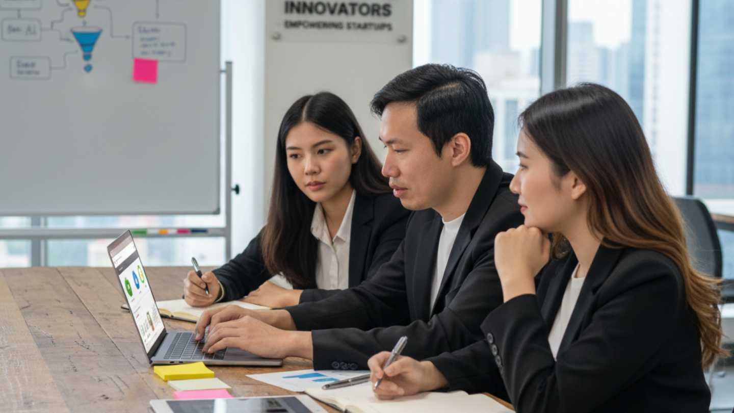 Team discussing eCommerce strategy during a digital marketing Hong Kong meeting at chak.ai - best ecommerce agency hong kong