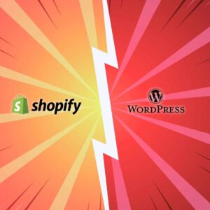 Shopify vs WordPress 平台比較圖 — 香港最佳電商方案選擇